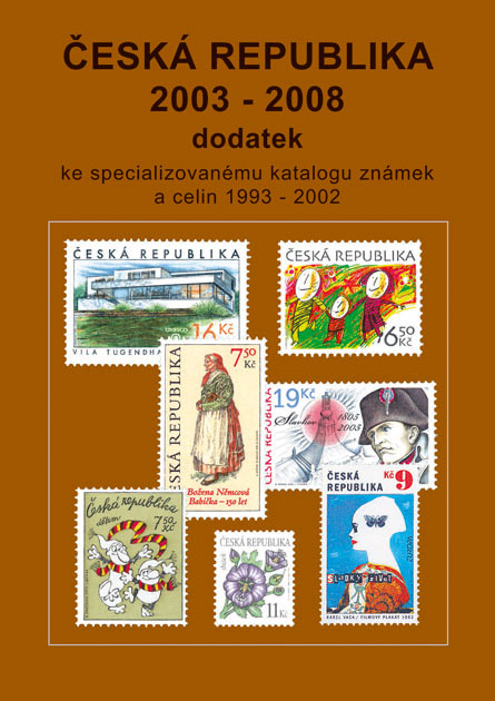 „Specializovaný katalog známek a celin“ Dodatek 2003–2008